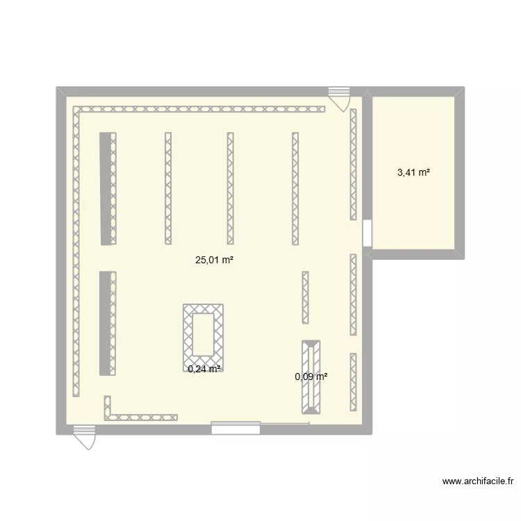 my auchan. Plan de 4 pièces et 30 m²