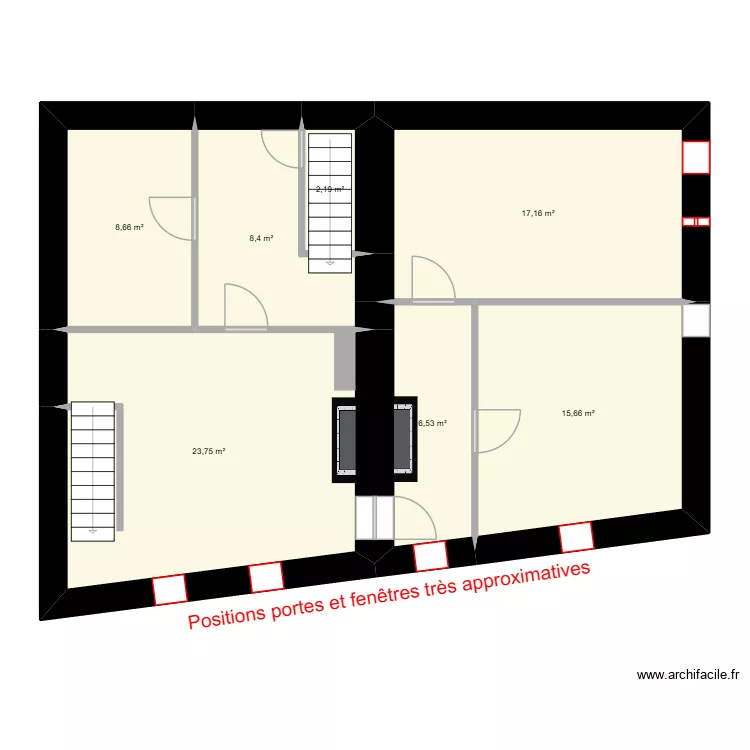 Bari Paillou &eacute;tage 1. Plan de 
