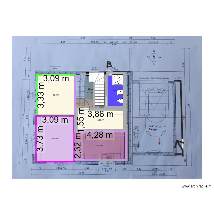 PLAN RDC. Plan de 0 pièce et 0 m2