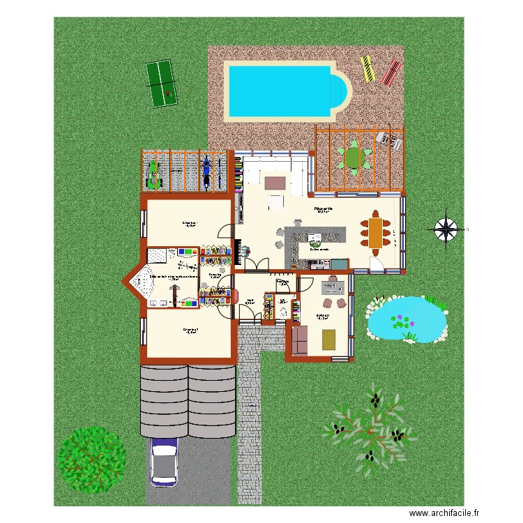 Villa Roger Maxime. Plan de 0 pièce et 0 m2