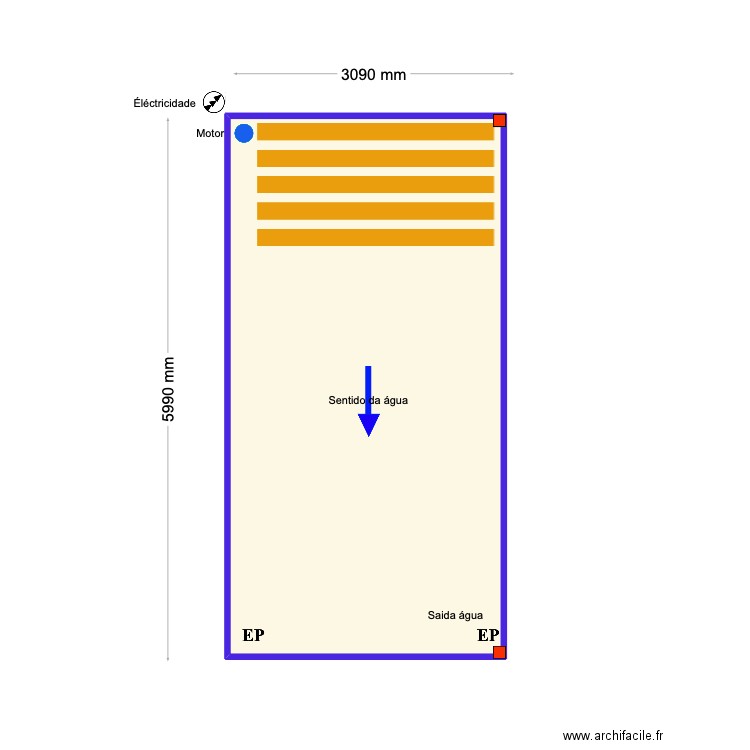 Susana Lencastre. Plan de 1 pièce et 18 m2