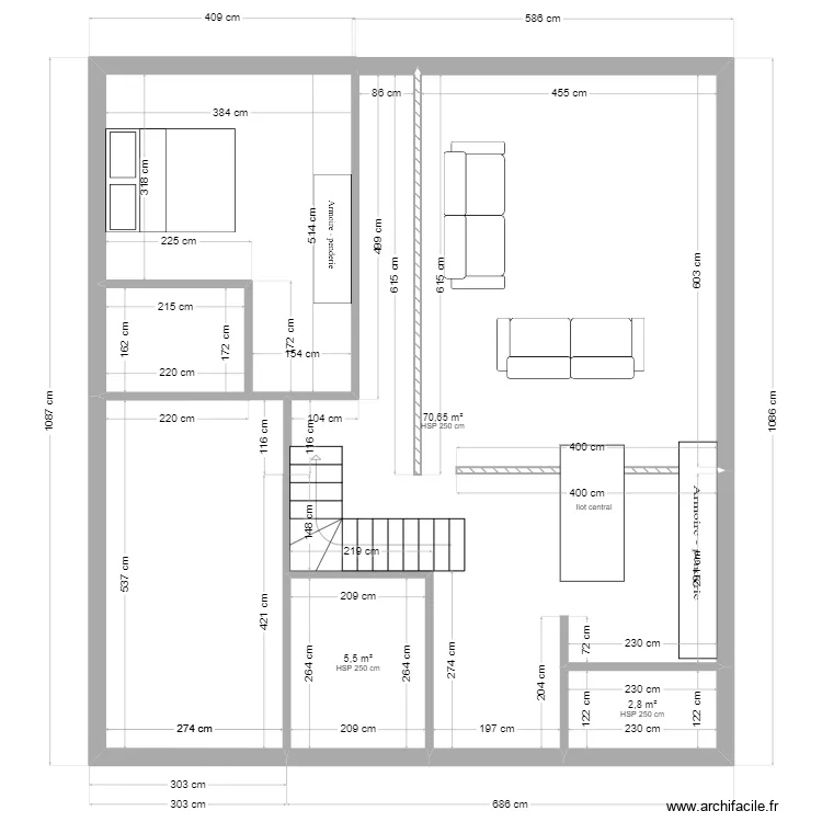 Test maison1. Plan de 