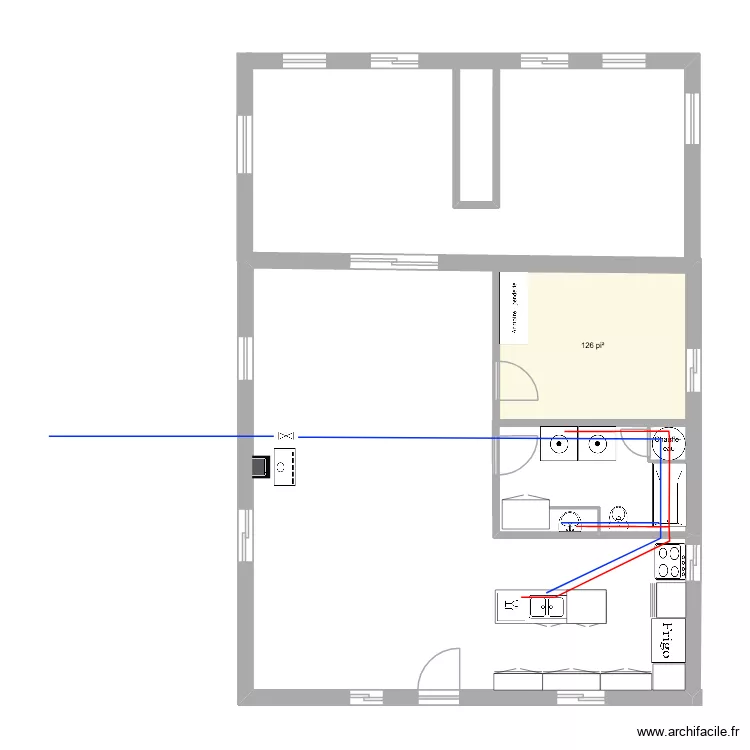 Maison Roger 2. Plan de 1 et 12 m² Maison Roger 2. Plan de 1 et 12 m²