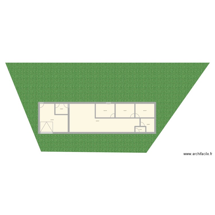 maison ok. Plan de 8 pièces et 118 m2