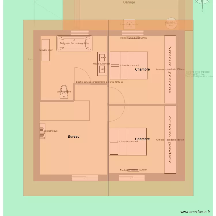 plan maison. Plan de 