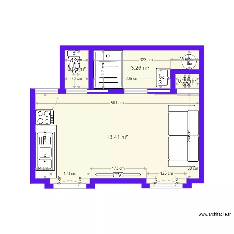 MINIOT PARIS APRES. Plan de 