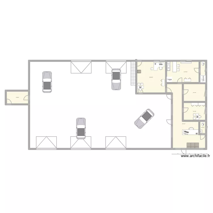St F&eacute;lix. Plan de 7  et 116 m²