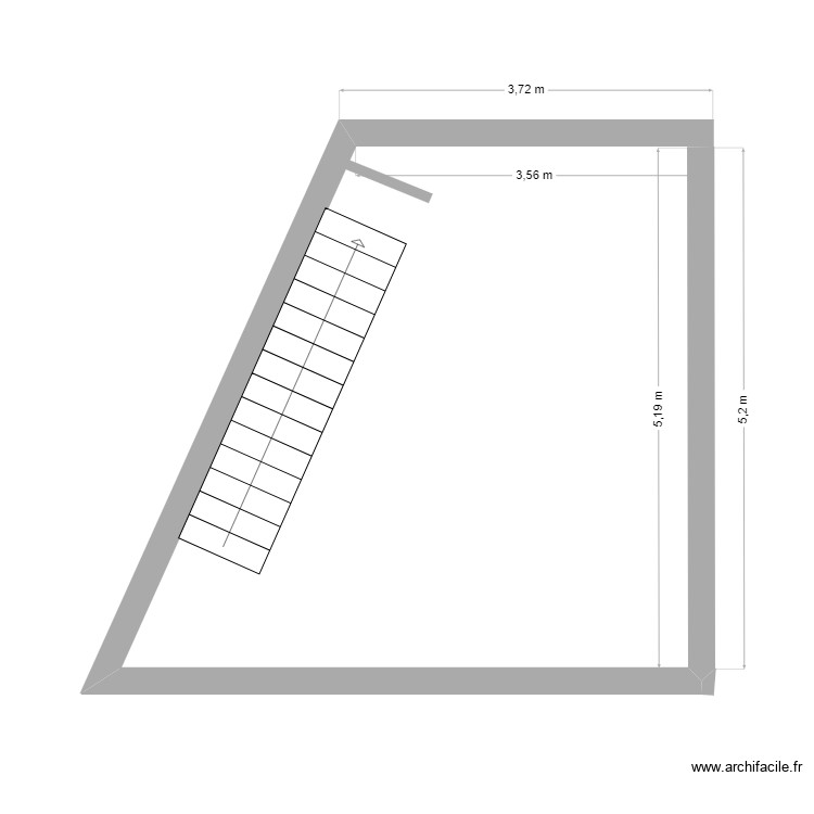 etage. Plan de 0 pièce et 0 m2