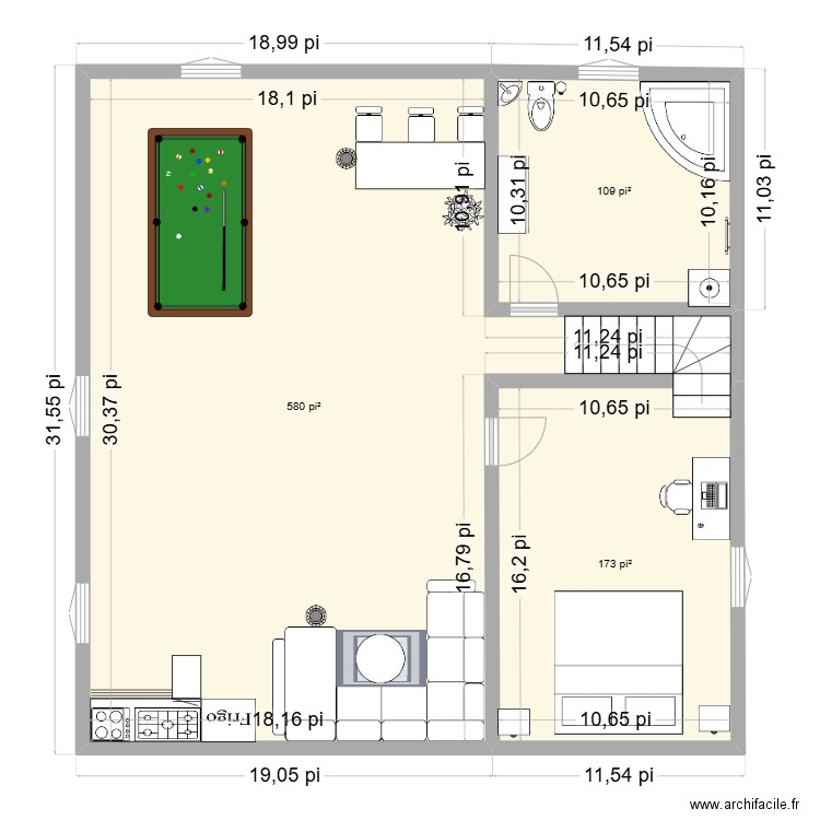 boulsy. Plan de 0 pièce et 0 m2
