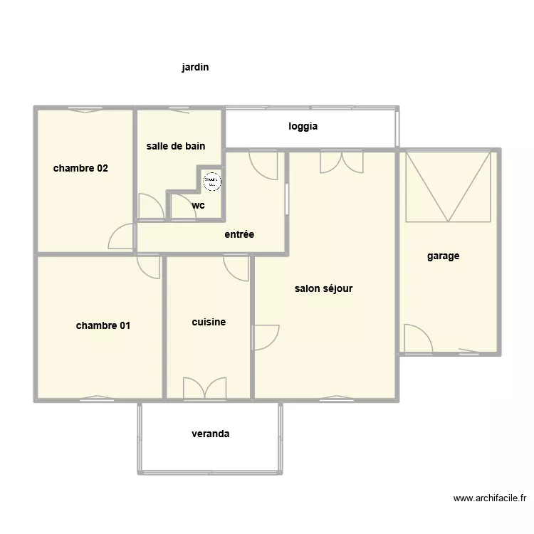 MONTIGNY am. Plan de 10  et 104 m²