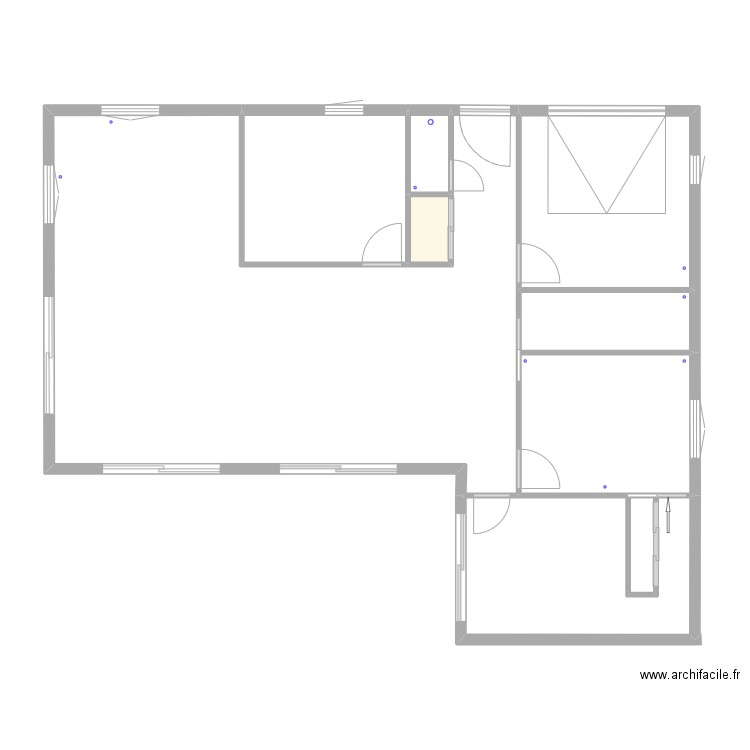 Maison Plouarzel réservation. Plan de 8 pièces et 106 m2