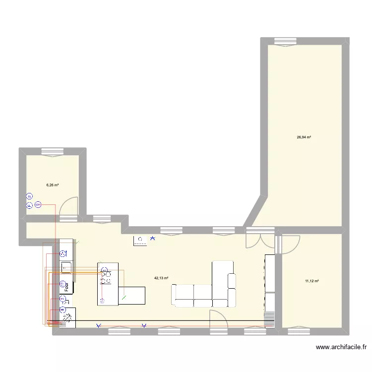 ONS knx. Plan de 4 et 86 m² ONS knx. Plan de 4 et 86 m²