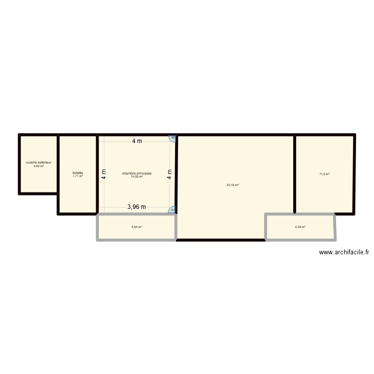 tl group. Plan de 7 pièces et 81 m2