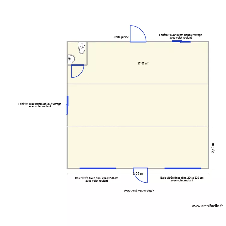 Projet Vins Giraud. Plan de 