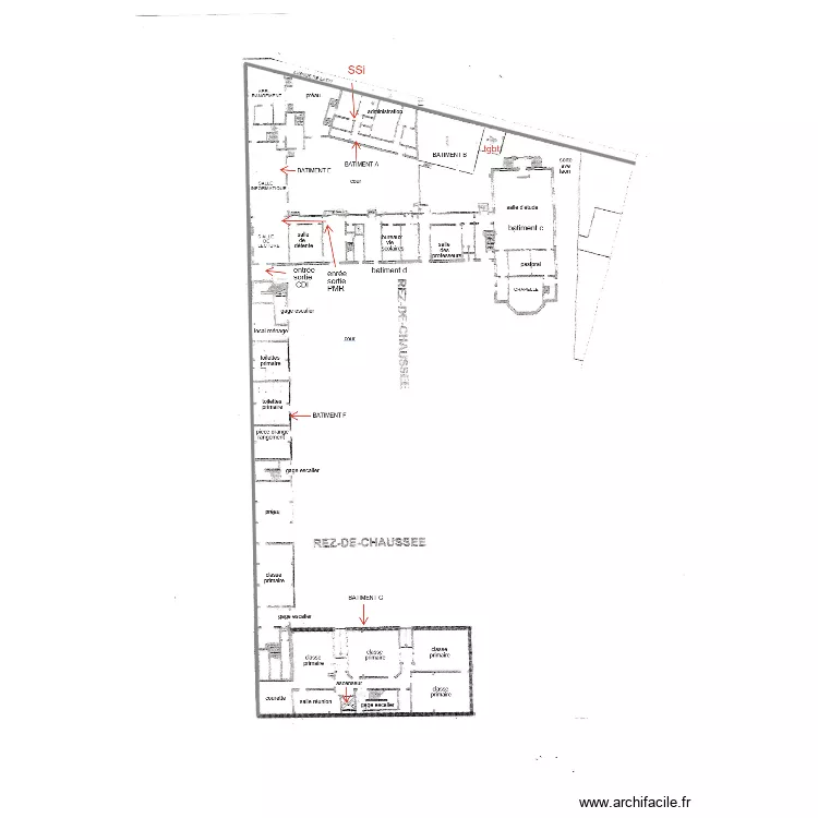 PLAN SSI 94 ave laon. Plan de 