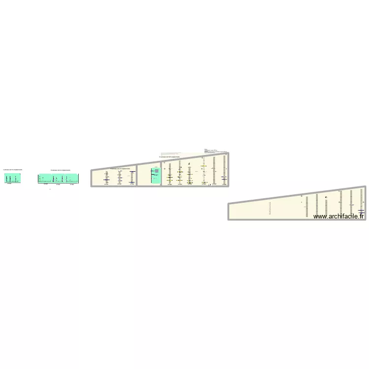 Naval Nantes. Plan de 3  et 573 m²
