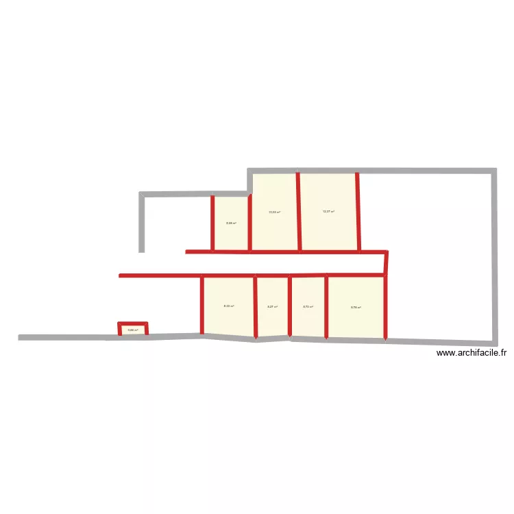 Projet 1. Plan de 8 et 57 m² Projet 1. Plan de 8 et 57 m²
