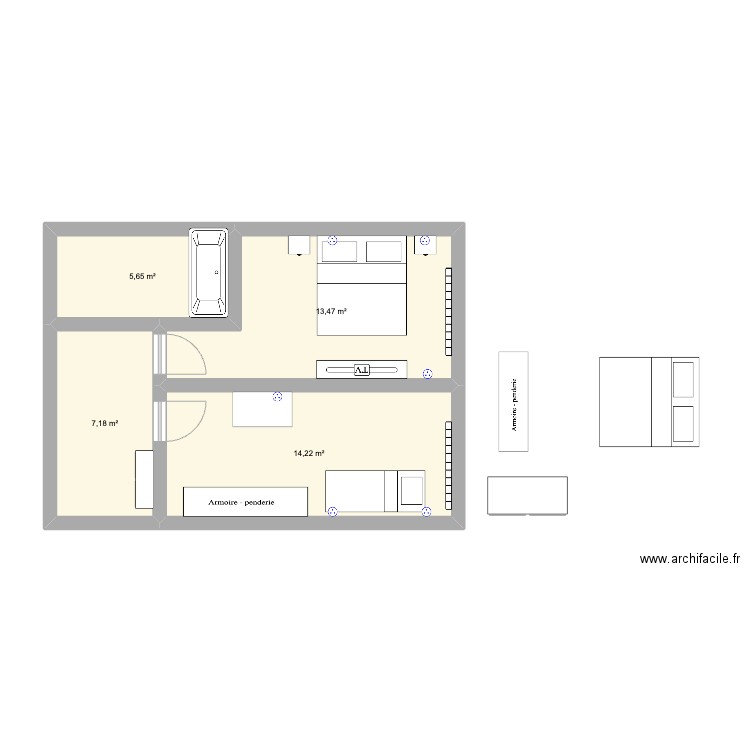 Chez nous 2. Plan de 0 pièce et 0 m2