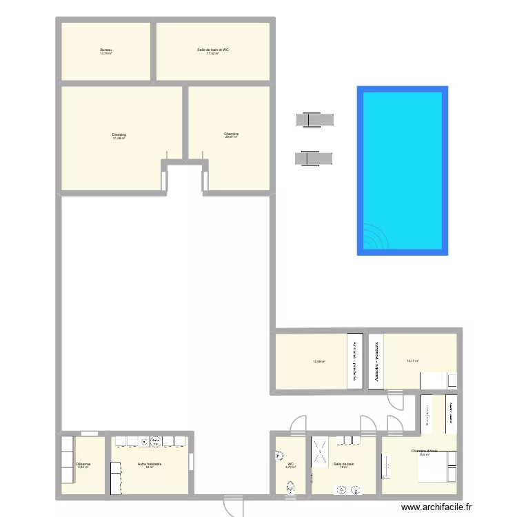 maison oliveira ramiro. Plan de 