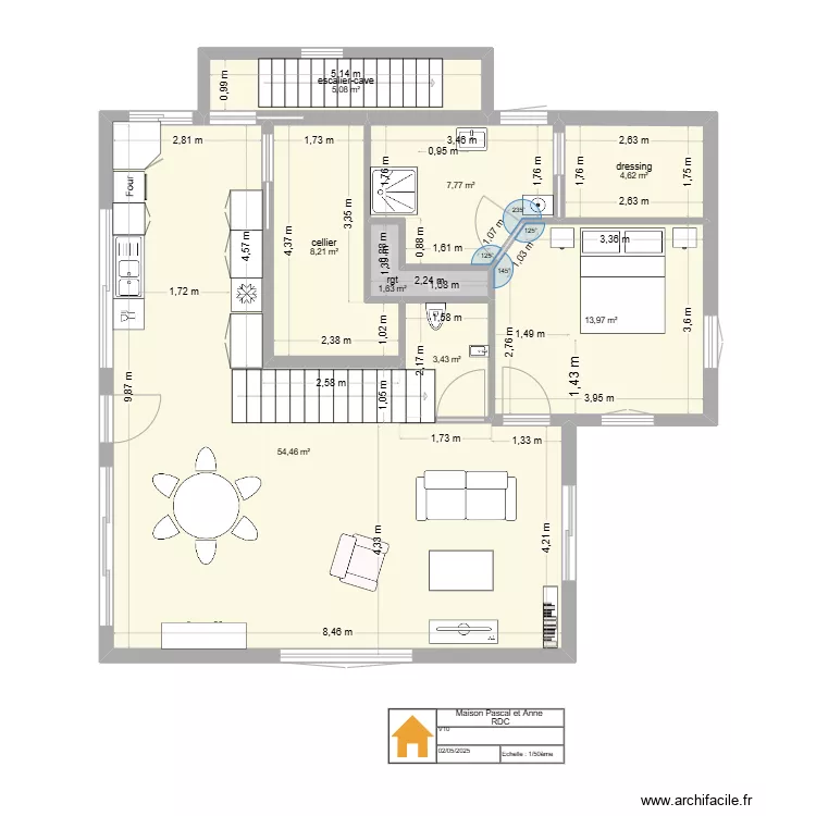 maisonV10. Plan de 