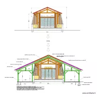 Peyssac vue en coupe avec appentis