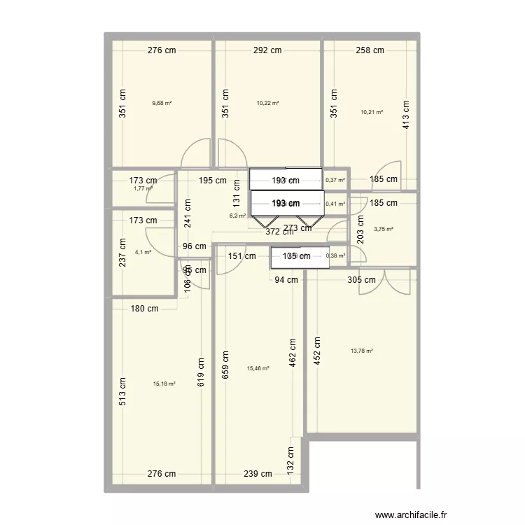 LES VERDIERS CH.4. Plan de 16  et 95 m²