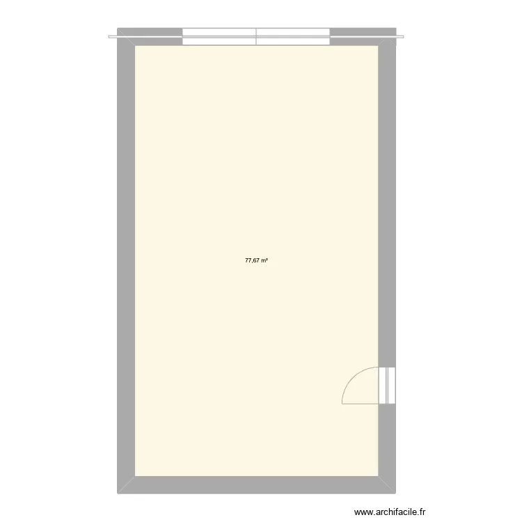 Grange avant pont. Plan de 