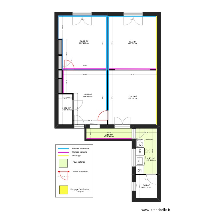 NATHURINVEST COLBERT. Plan de 24 pièces et 126 m2