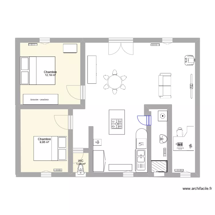 maison Lacroix . Plan de 