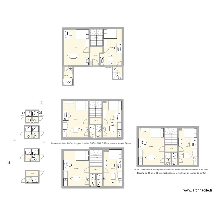 Alfon_3. Plan de 33 pièces et 189 m2