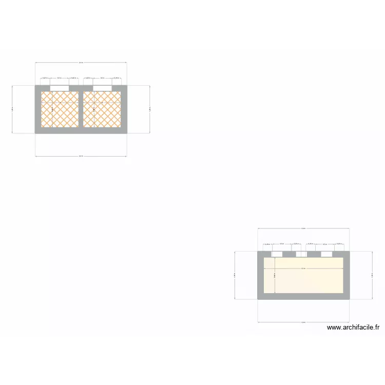 Plan Fenetre Cage Escalier. Plan de 