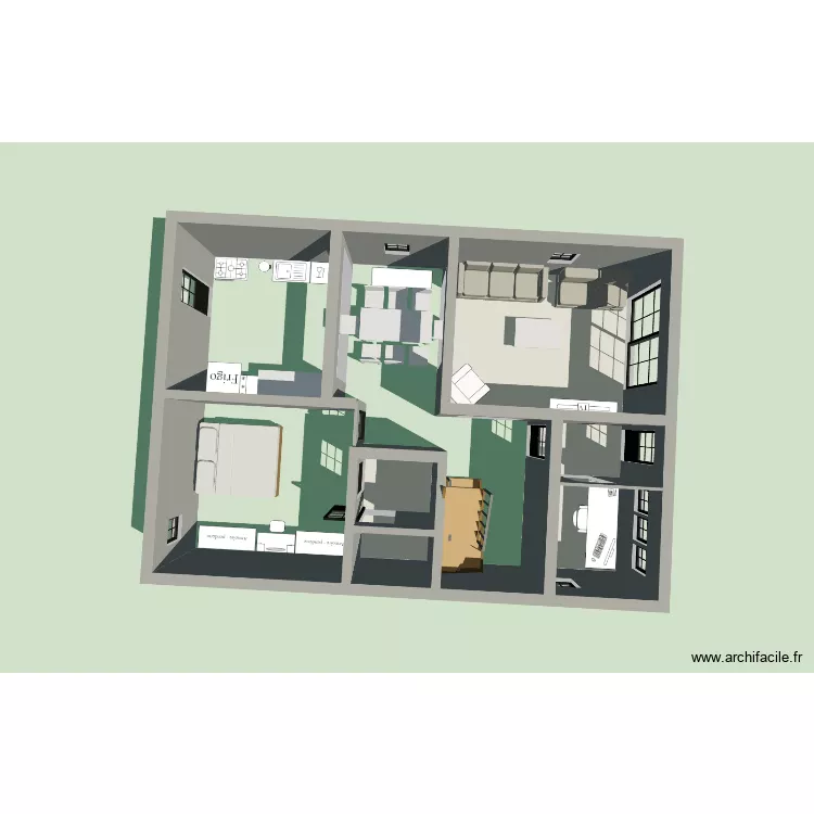 RDC MOD. Plan de 5 et 30 m² RDC MOD. Plan de 5 et 30 m²