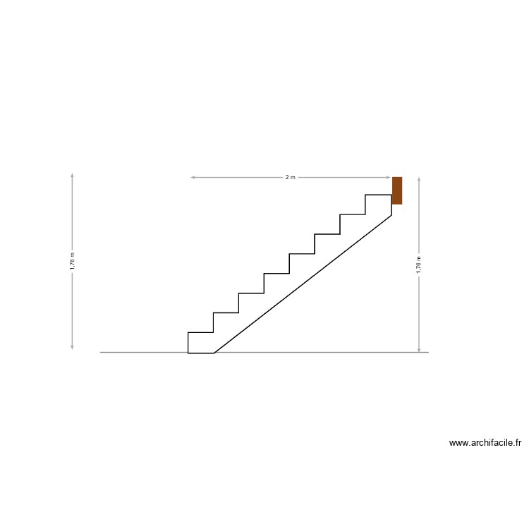 escalier grange. Plan de 0 pièce et 0 m2
