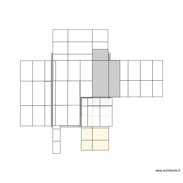 PLAN SDB option 2. Plan de 1 Pièce et 7 m² PLAN SDB option 2. Plan de 1 Pièce et 7 m²