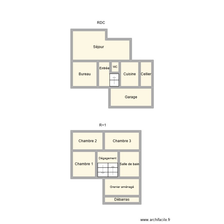 2510 TALEC. Plan de 14 pièces et 17 m2
