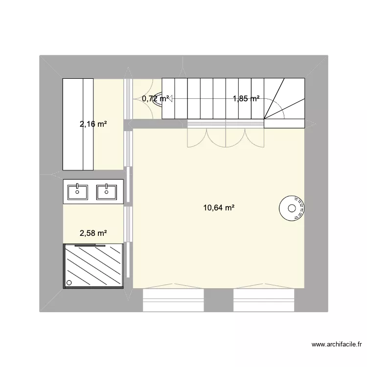 Plan GQ1-23bisbis. Plan de 