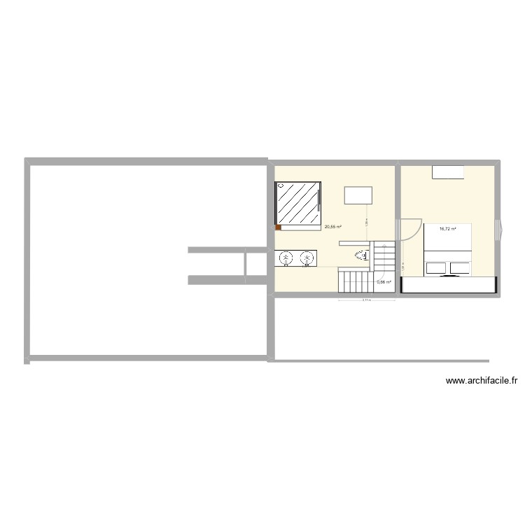 Extension V2. Plan de 0 pièce et 0 m2