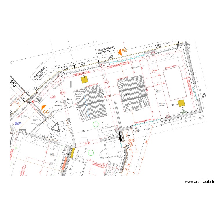 plafond clim. Plan de 0 pièce et 0 m2