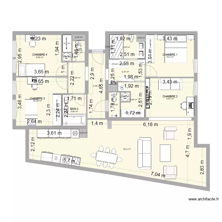 plan V2 Gutenberg. Plan de 