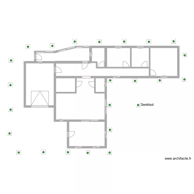 DUMATRAS. Plan de 11  et 140 m²