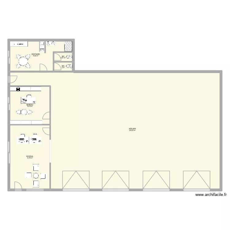 PLAN SPEEDY. Plan de 6  et 326 m²