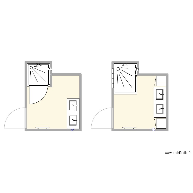 leroy merlin agencement. Plan de 2 pièces et 9 m2
