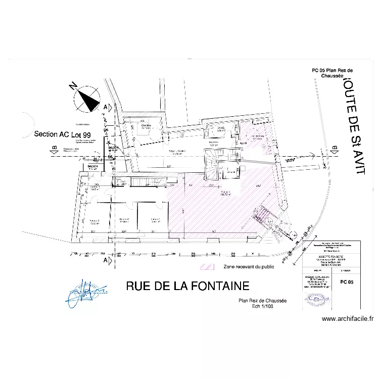 modifi&eacute;. Plan de 