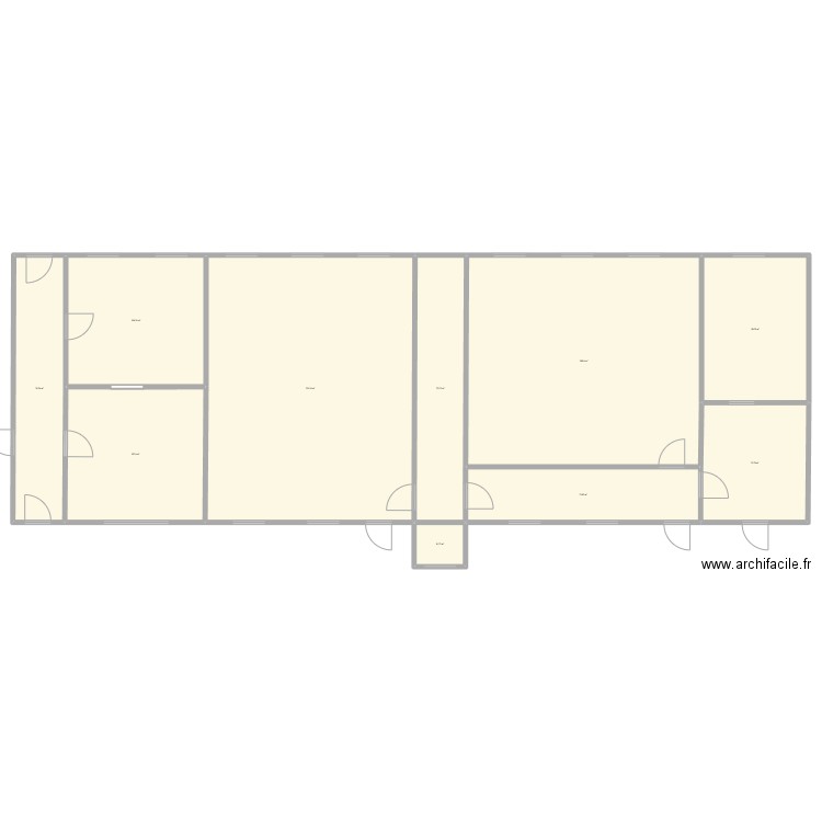 St-paul mat+bureaux rdc. Plan de 10 pièces et 1215 m2