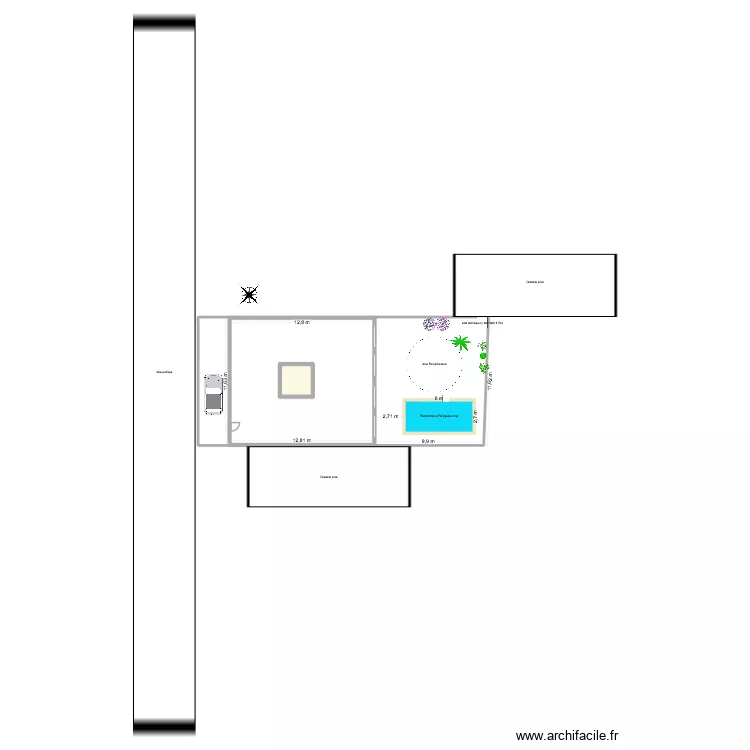 DP2. Plan de 1 et 8 m² DP2. Plan de 1 et 8 m²
