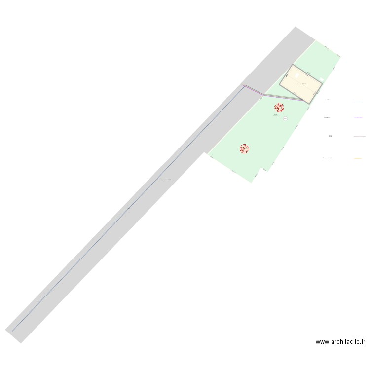 MASSE .. Plan de 1 pièce et 37 m2