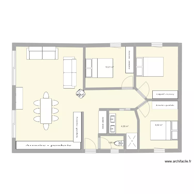 maison fred gil. Plan de 