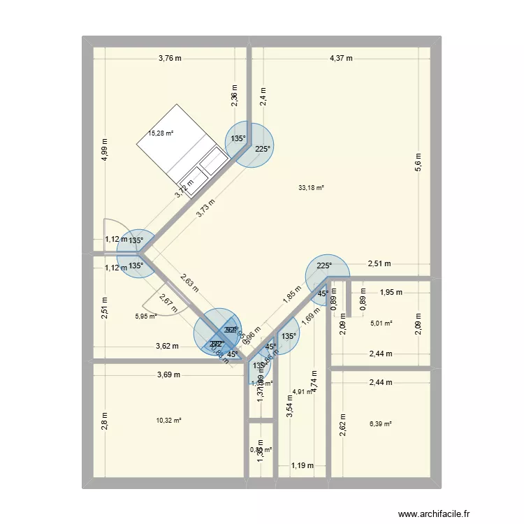 TORDUE. Plan de 9 et 83 m² TORDUE. Plan de 9 et 83 m²