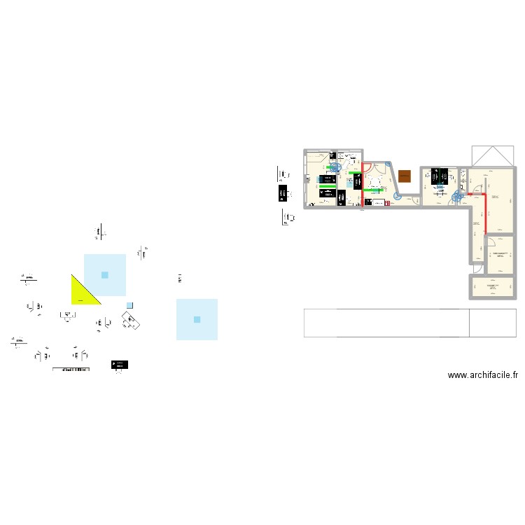 agence projet. Plan de 0 pièce et 0 m2