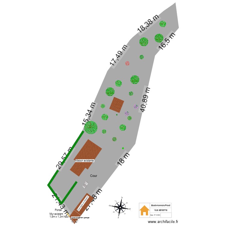 Vue aérienne. Plan de 0 pièce et 0 m2